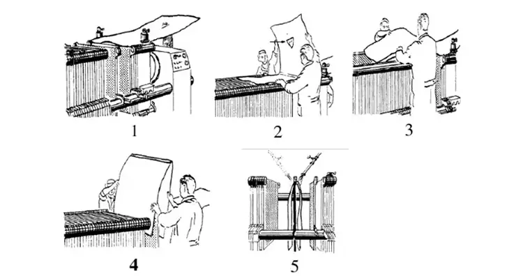 installation of filtering board